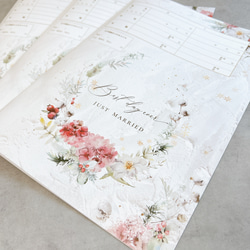 役所提出用♥︎婚姻届♥︎高級上質紙　A3x３枚セット　クリスマス　雪冬　ノエル 4枚目の画像