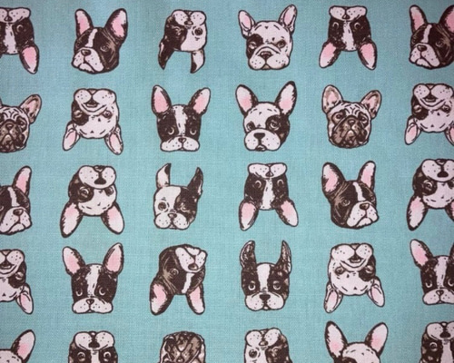要コメ色選択☆1m~☆綿オックス フレンチブルドッグ フレブル コスモ  