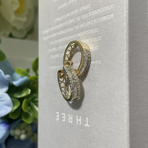 ダイヤモンドピアス K18 新品 ピアス（その他） Aurora Jewelry 通販  