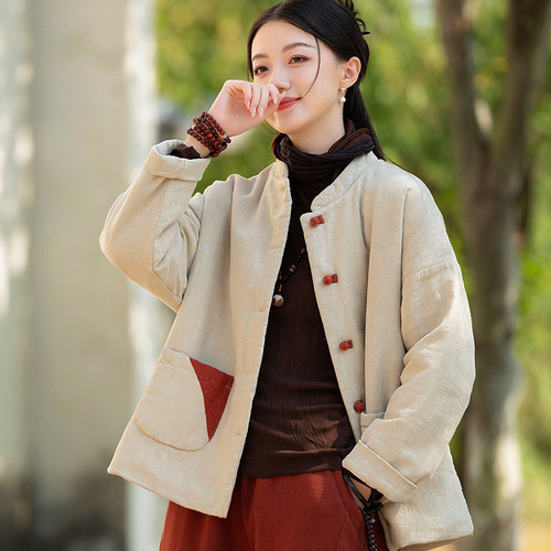TOCCA - 【TOCCA】新品タグ 綿コットン ジャケット 花 春 ベージュ TOCCA - 【TOCCA】新品タグ 綿コットン ジャケット 花 春
