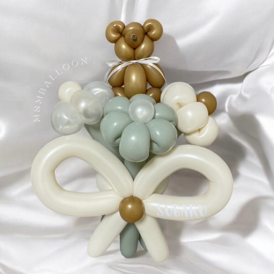 テディベアブーケ【お子様用サイズ】デイジー 出産祝い バルーンギフト 誕生日祝い