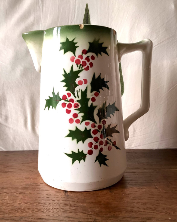 France vintage ヒイラギ柄水差し その他キッチン小物 takacante 通販