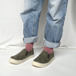 非常適合日常穿著。寬鬆側邊鬆緊帶懶人鞋 3452 第7張的照片