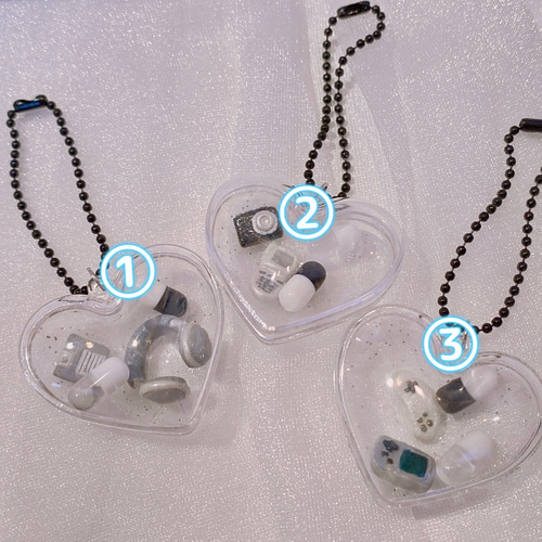 思い出ハートカプセル3種 キーホルダー テートリヒェスギフト 通販