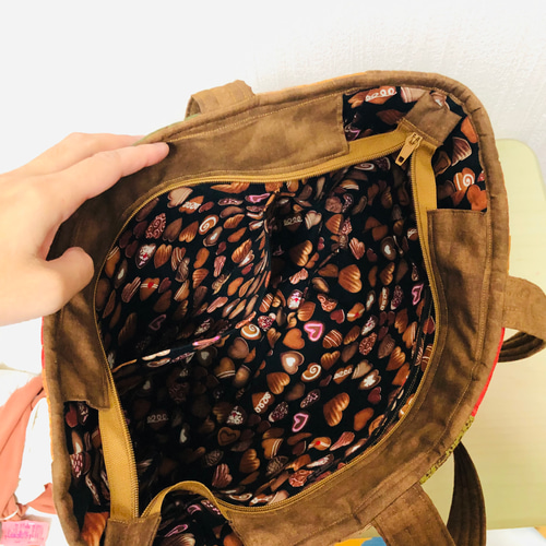 パッチワークキルトバッグ 2 トートバッグ EmmaMai 通販 18437437