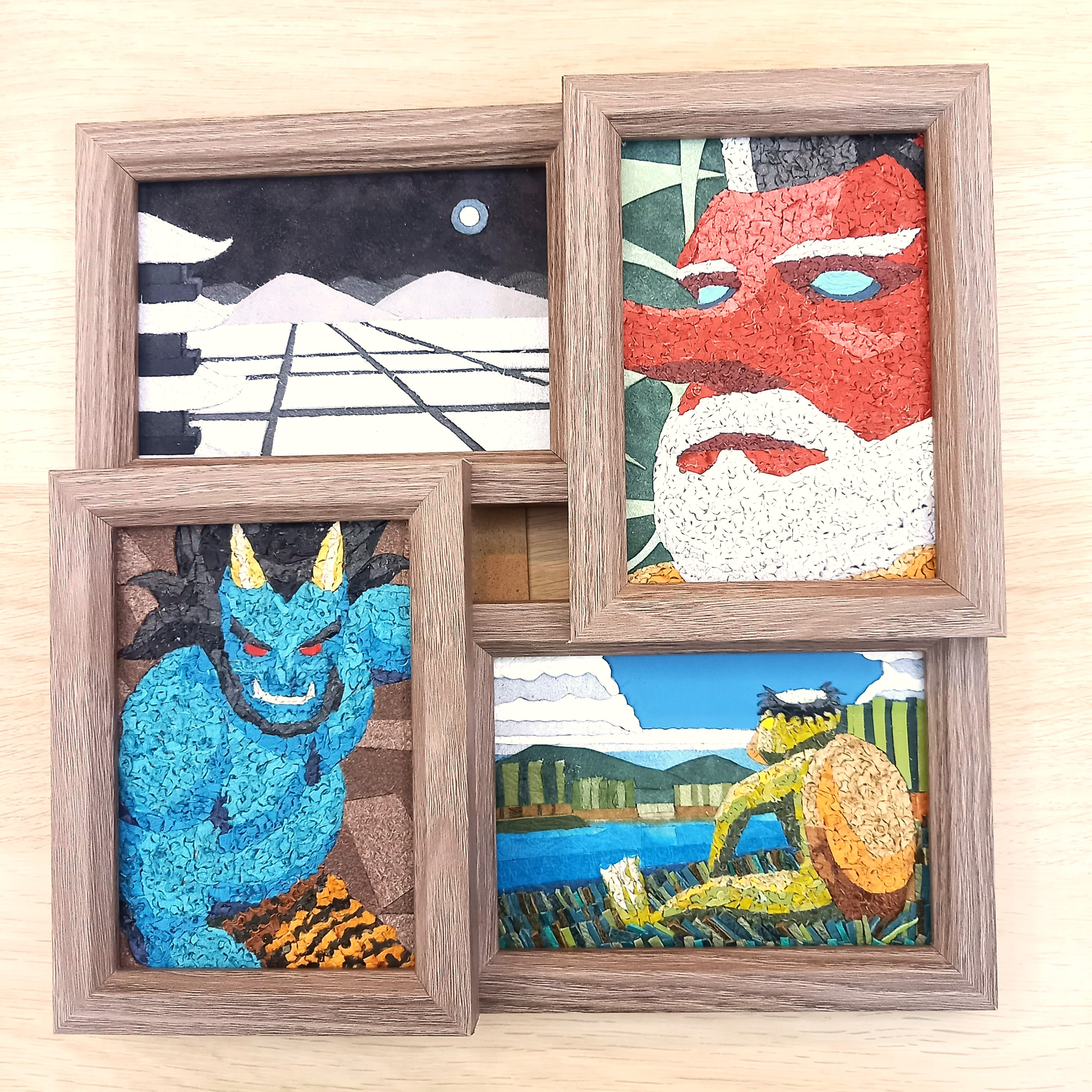 レザーアート貼り絵　～妖の棲む国～　[cr_hk_1029_01]