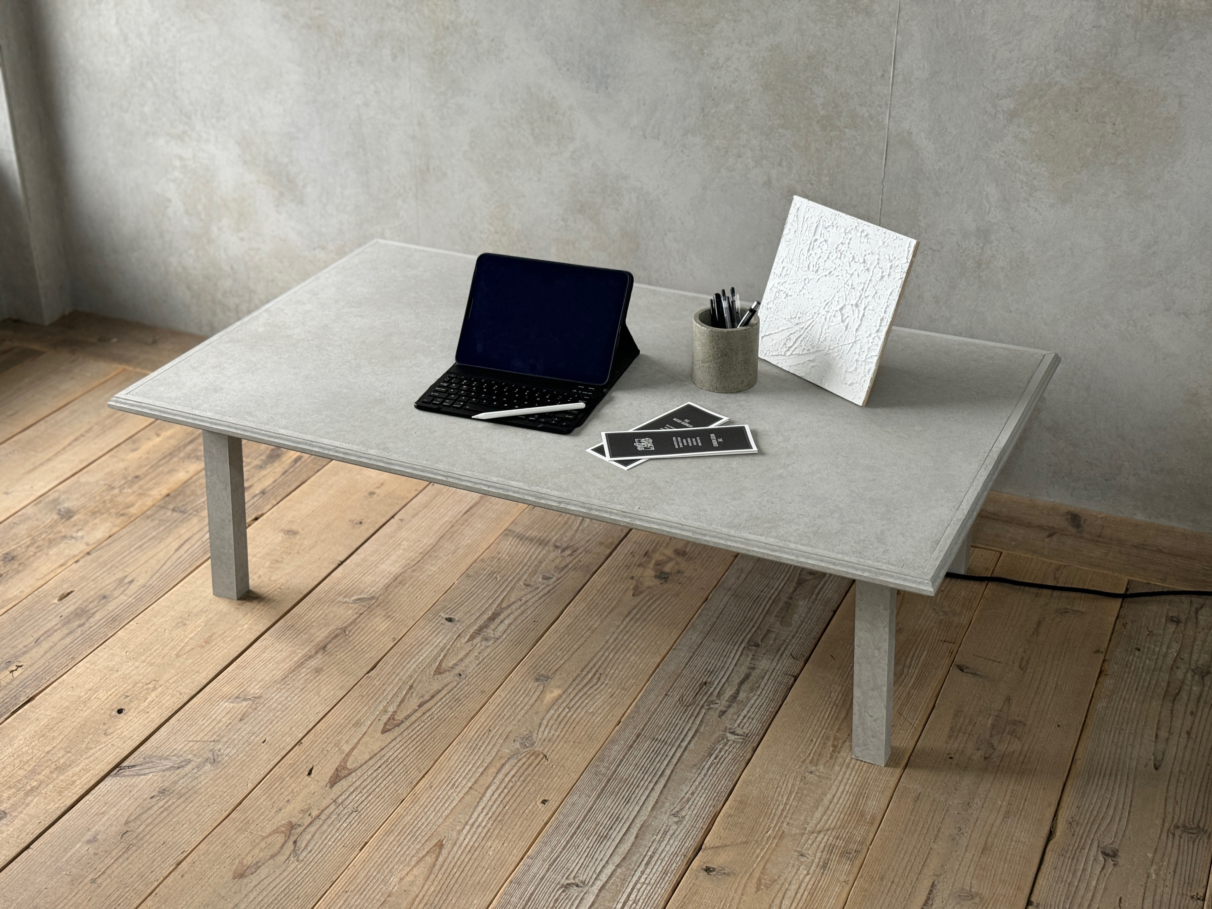 オーダーメイド品 コンクリート調ローテーブル オーダーメイド品