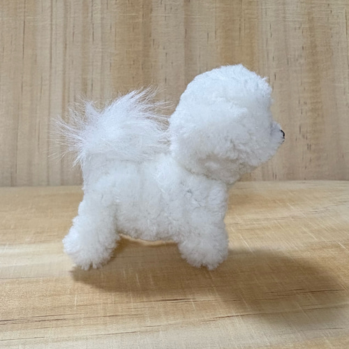 モールドール ビションフリーゼ モールアート モール人形 リアル 犬