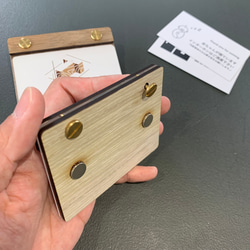 マグネットでくっつく_席次表や置き配指示にも使用できる「ネームプレート」　 8枚目の画像