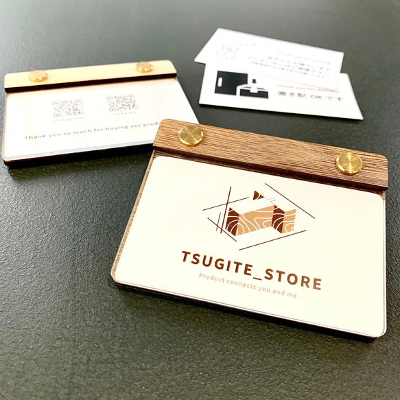 マグネットでくっつく_席次表や置き配指示にも使用できる「ネームプレート」　 1枚目の画像