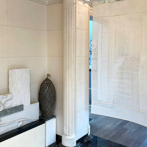 値下げ‼️藍染麻暖簾 麻のれん 厚手麻布のれん ビンテージ 楽天市場