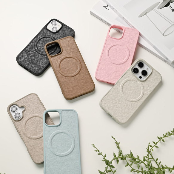 MagSafe対応 iPhone カラーリアケース マグネット 【 Simple 】マグセーフ JA24A 19枚目の画像
