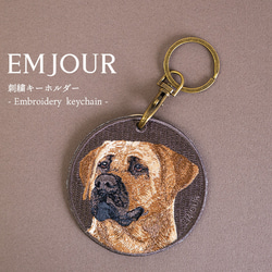 genten レザー チャーム　キーホルダー　土佐犬 genten レザー チャーム キーホルダー 土佐犬 - メルカリ