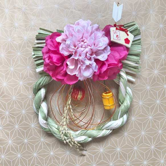 送料無料 NO.16 しめ縄 しめ縄リース 玄関リース しめ縄・しめ飾り  