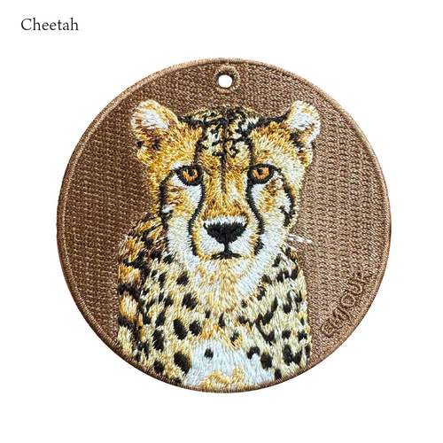 キーホルダー 刺繍 チーター ヒョウ柄 キーチェーン プレゼント キーホルダー 刺繍 チーター ヒョウ柄 キーチェーン プレゼント