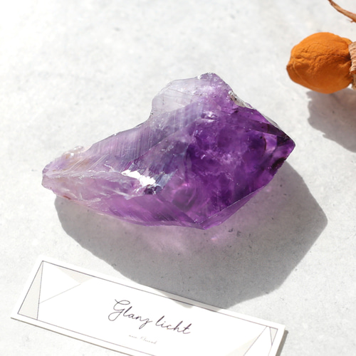 アメジスト ポイント 原石 単結晶 希少 紫水晶 鉱物 天然石 水晶