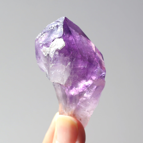 アメジスト ポイント 原石 単結晶 希少 紫水晶 鉱物 天然石 水晶