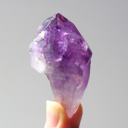 アメジスト ポイント 原石 単結晶 希少 紫水晶 鉱物 天然石 水晶