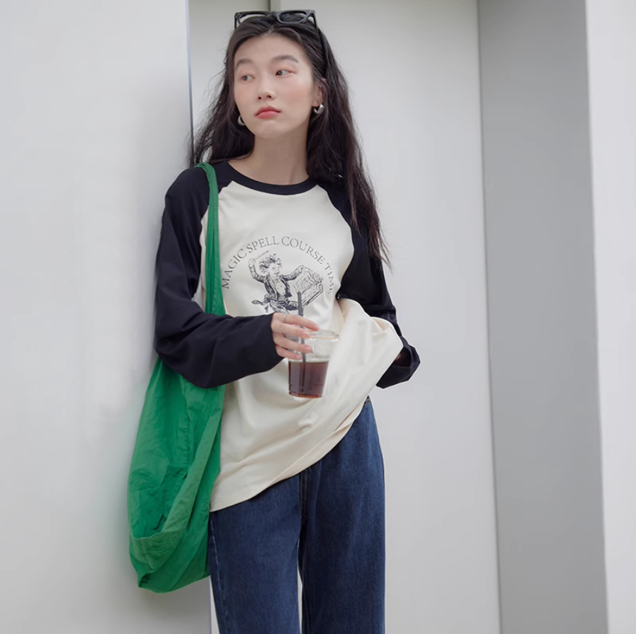 【新作】純綿のTシャツ 長袖 ロング 長袖シャツ コットン長袖 通勤.アンダーシャツ 長袖クルーネック春.秋.冬