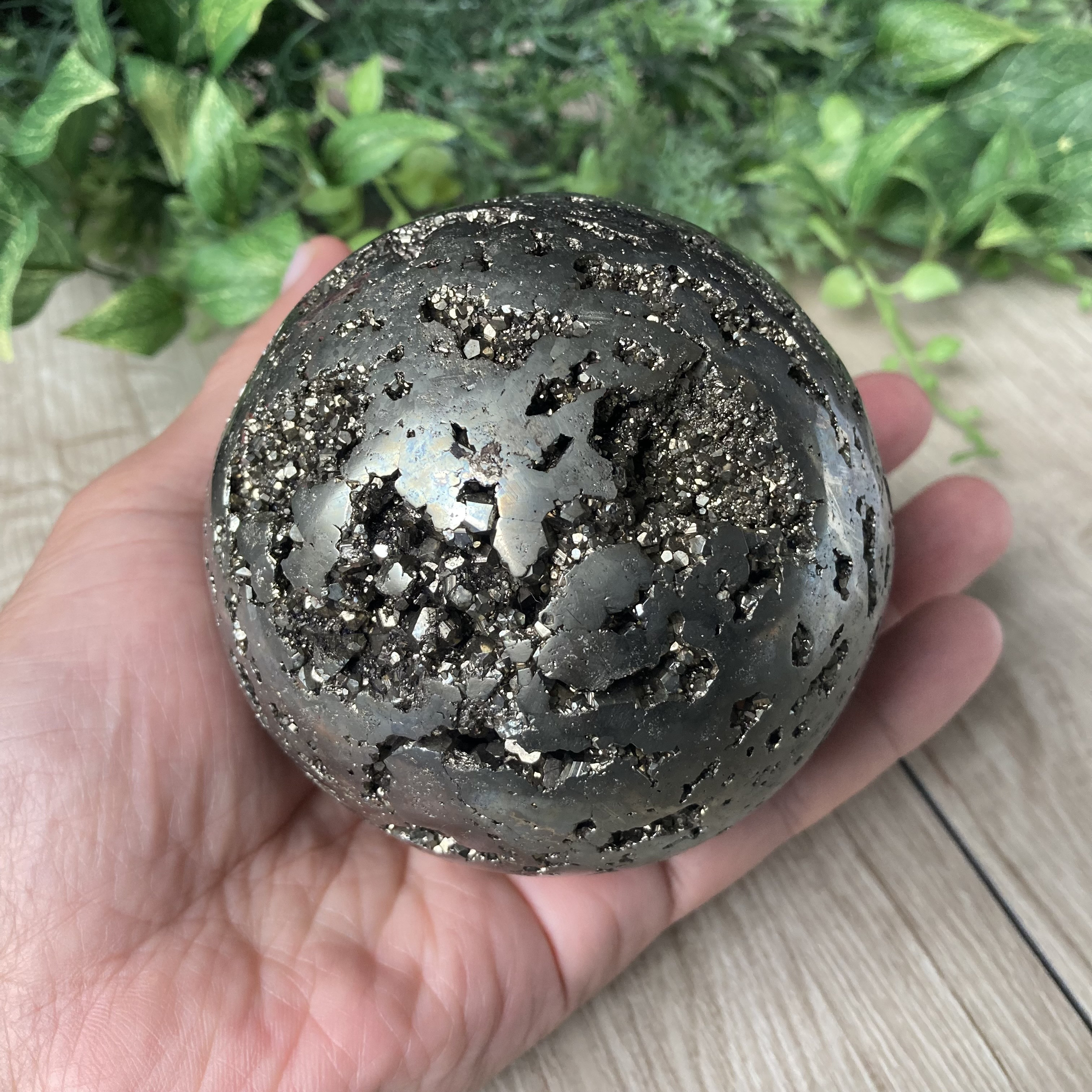 t0さま パイライトスフィア 天然石置物 【公式通販】