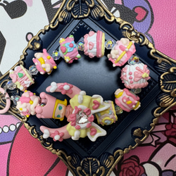 ハンドメイド 天然虹色 超大粒バロックパールネックレス カラー