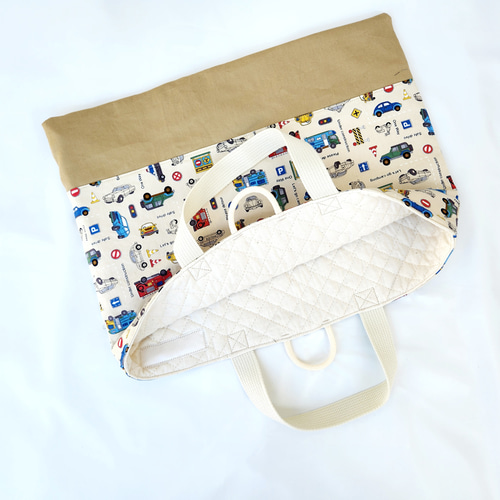 入園入学 3点セット 車 【 レッスンバッグ 絵本バッグ 上履き入れ 体操