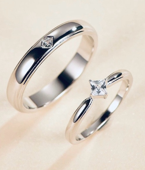 ✨新作✨ペアリング【セット】 結婚指輪　S 925 シルバー　受注製作　リング　カップル