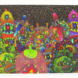 【在庫限り】 ハンバーガーと木曜日 1/5 限定5部 絵画 版画 版画 高見沢耳美術 版画