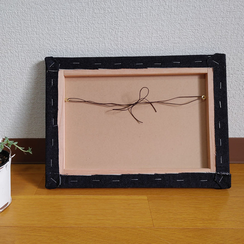 馬車と騎士の木製アートパネル アートパネル 馬旅ボーイ 33cmx24cm 馬 少年 旅 イラスト 乗馬