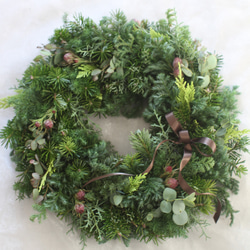 22センチ⟡.·プリザーブドフラワーベリーベリークリスマスリース