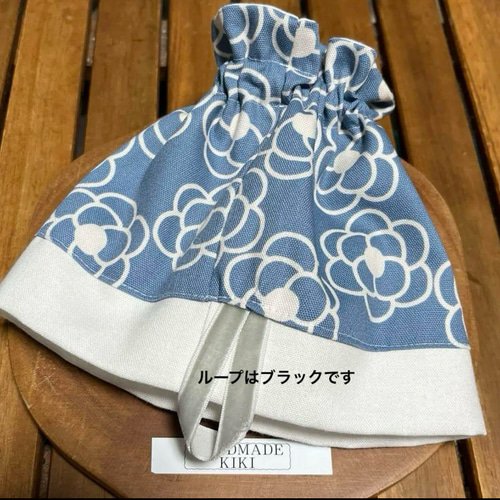 アームカバー カメリア ブルー キッチン ガーデニング 雑貨