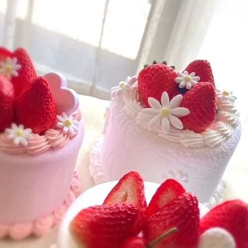 いちごのショートケーキ ディスプレイケーキ クレイケーキ おもちゃ
