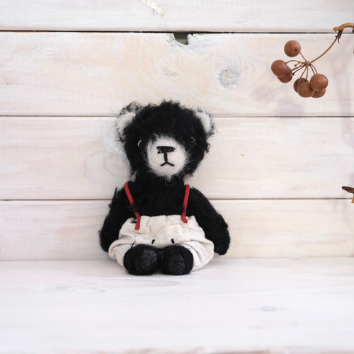 黒くまさんのぬいぐるみ　ぬいぐるみ　テディベア　teddy bear 黒くまさんのぬいぐるみ テディベア teddy bear くま ぬいぐるみ