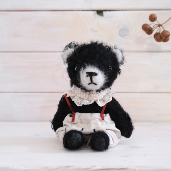 黒くまさんのぬいぐるみ テディベア teddy bear くま ぬいぐるみ