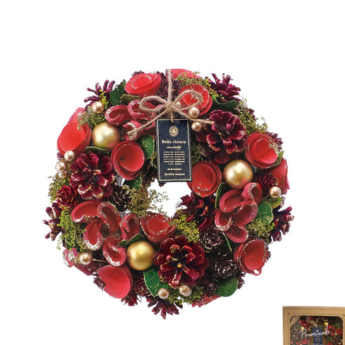 ☆最終セール☆即日発送☆毎年飾れるクリスマスリース☆クリスマス