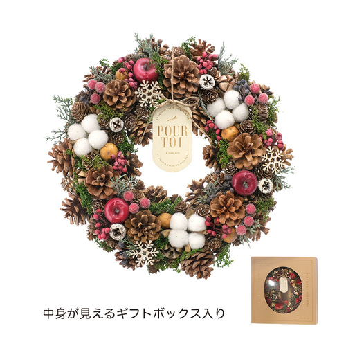 早期割引中 クリスマスリース ドライフラワーリース 超早割2025クリスマス greensilent Christmas wreath クリスマス