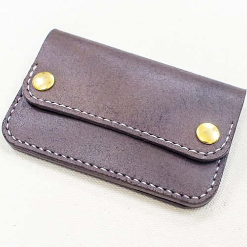 国産本革 トラッカーウォレット たつのレザー 床革 ハンドメイド