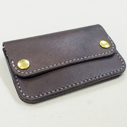 国産本革 トラッカーウォレット たつのレザー 床革 ハンドメイド