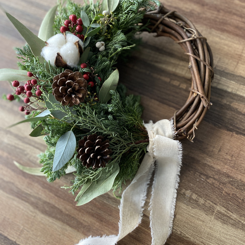 早割☆フレッシュクリスマスリース☆クリスマスリース クリスマス