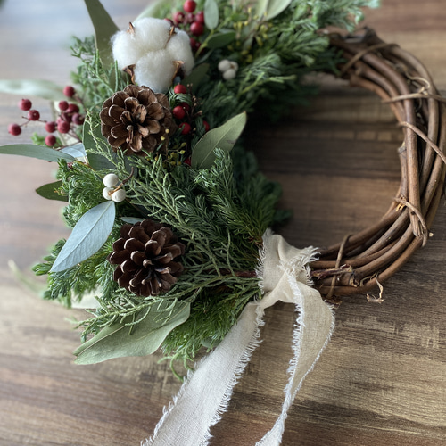 早割☆フレッシュクリスマスリース☆クリスマスリース クリスマス