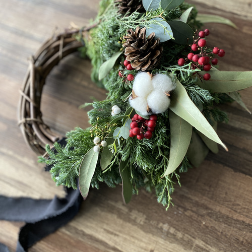 早割☆フレッシュクリスマスリース☆クリスマスリース クリスマス