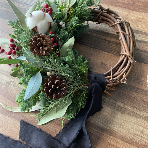 早割☆フレッシュクリスマスリース☆クリスマスリース クリスマス