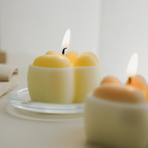 キャンドルホルダー＋球体キャンドル キャンドルホルダー キャンドルグラス ガラス製 ダイヤモンドボール