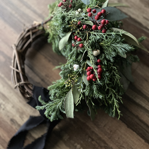 早割☆フレッシュクリスマスリース☆クリスマスリース クリスマス