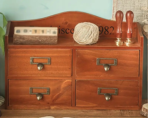 ビンテージ品　化粧台　アンティーク　小物入れ　木製 サ 公式】アンティーク家具ラフジュ工房商品詳細ページアンティーク