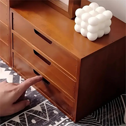 小物収納棚 小物収納ケース 木製 3段 幅25cm デスク収納 文房具 書類