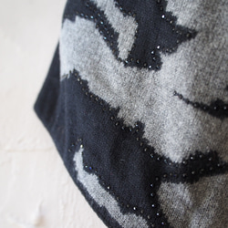 新入荷【滑らかな編み目とシンプルなデザイン】ブラウジングニット帽・迷彩BK 8枚目の画像