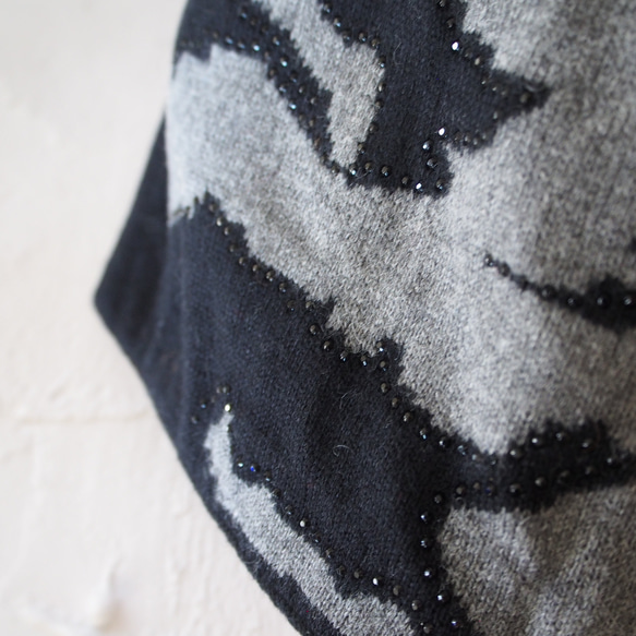 新入荷【滑らかな編み目とシンプルなデザイン】ブラウジングニット帽・迷彩BK 8枚目の画像