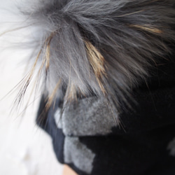 新入荷【滑らかな編み目とシンプルなデザイン】ブラウジングニット帽・迷彩BK 7枚目の画像