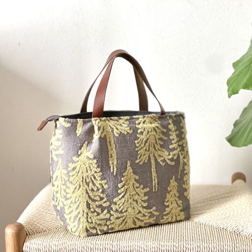 ⚮̈ミナペルホネン　metsä まるっこかくれんぼトート ⚮̈ミナペルホネン metsä yellow かくれんぼトート タック入